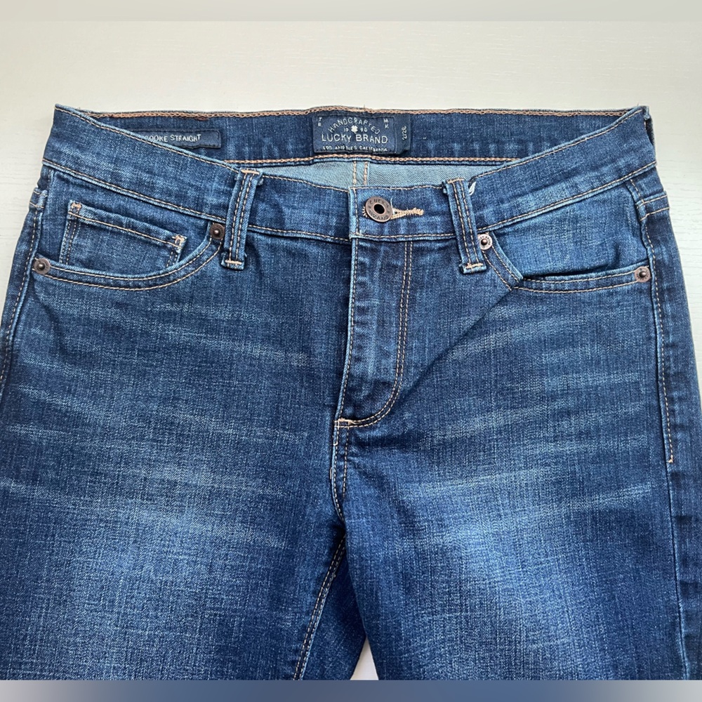 Lucky Brand Women's Dark Blue Straight Leg Jeans